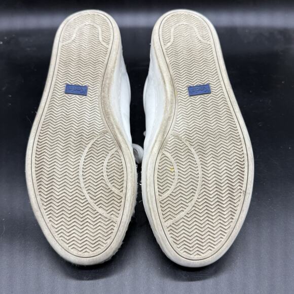 Keds For Kate Spade White Leather Sneakers Womens Size 8 WH61641 - Picture 8 of 8
